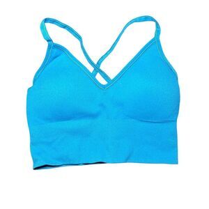 Unbranded Women's Blue Crop-top